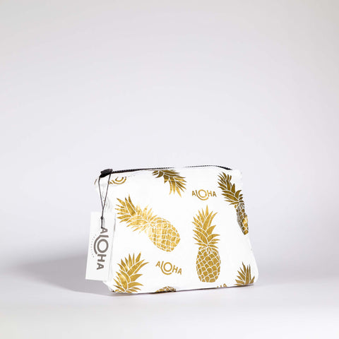 Aloha Collection Small Gold Pineapple Pouch